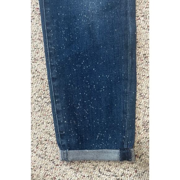 NWT Judy Blue Mid Rise Speckled Fit Stretchy Jeans Cuffed Normcore y2k 15/32 - Picture 5 of 8